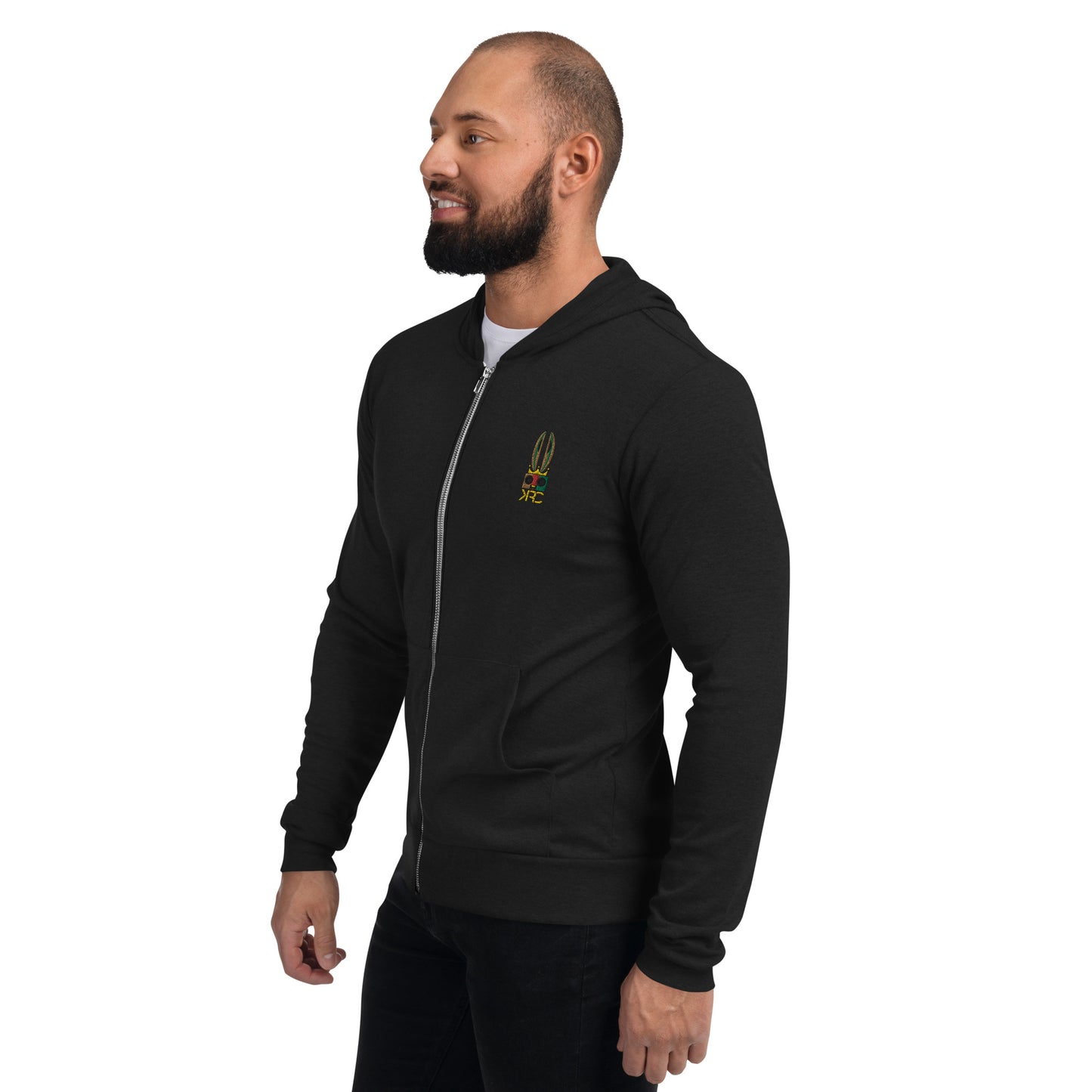 KRC Unisex zip hoodie