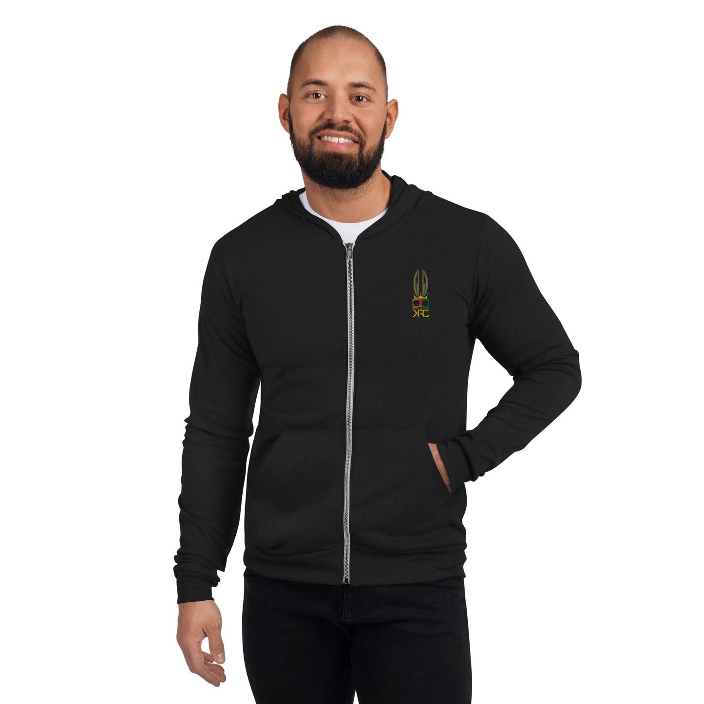 KRC Unisex zip hoodie